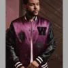 H&M The Weeknd Purple Varsity Jacket