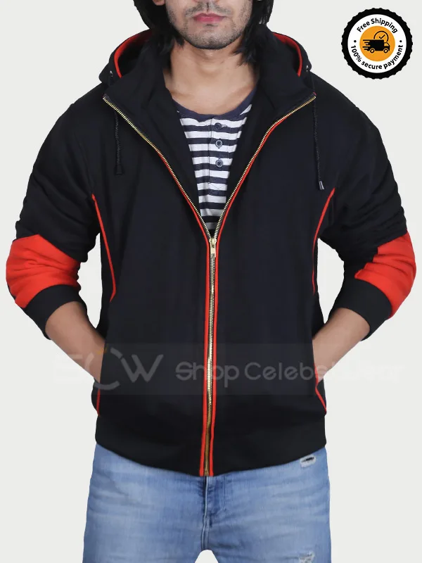 Assassin’s Creed Rogue Zip Up Hoodie Front