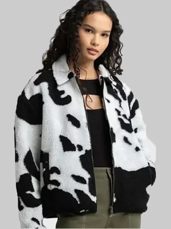 Cow Print The North Face Jacket