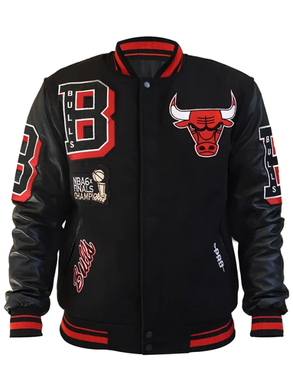 Chicago Bulls NBA Finals Champions Varsity Jacket