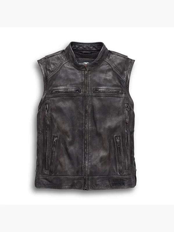 Men's Dauntless Convertible Leather Jacket
