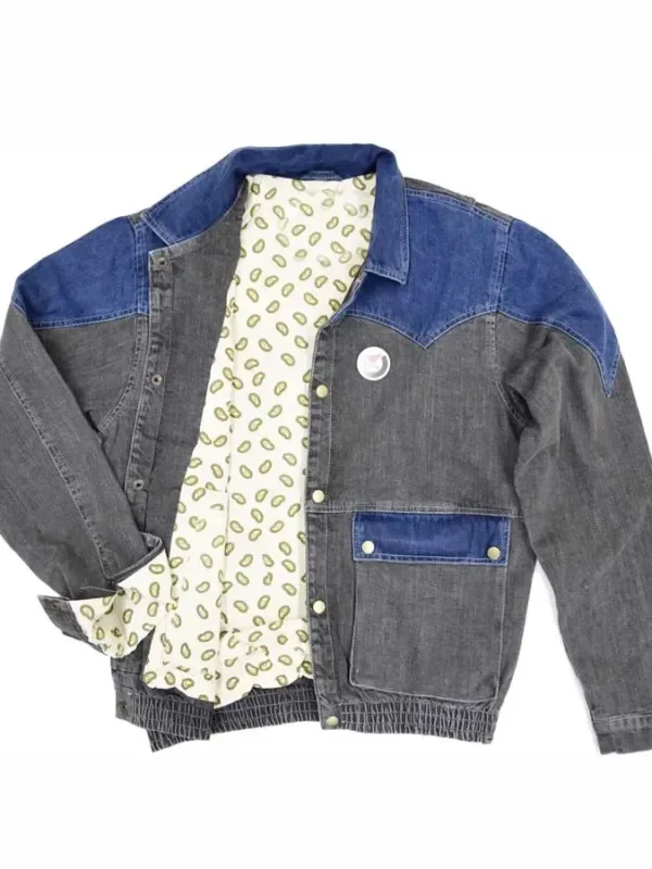 Back to The Future Marty Mcfly Blue Denim Jacket