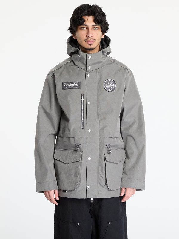 Mens Hooded Grey Jacket