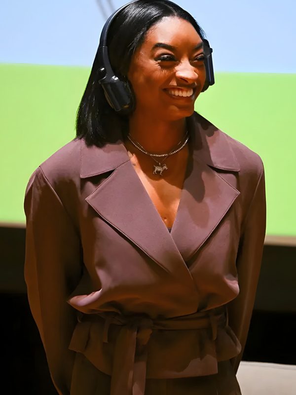 Simone Biles Brown Blazer