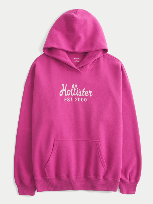 Hollister Oversized Logo Hoodie