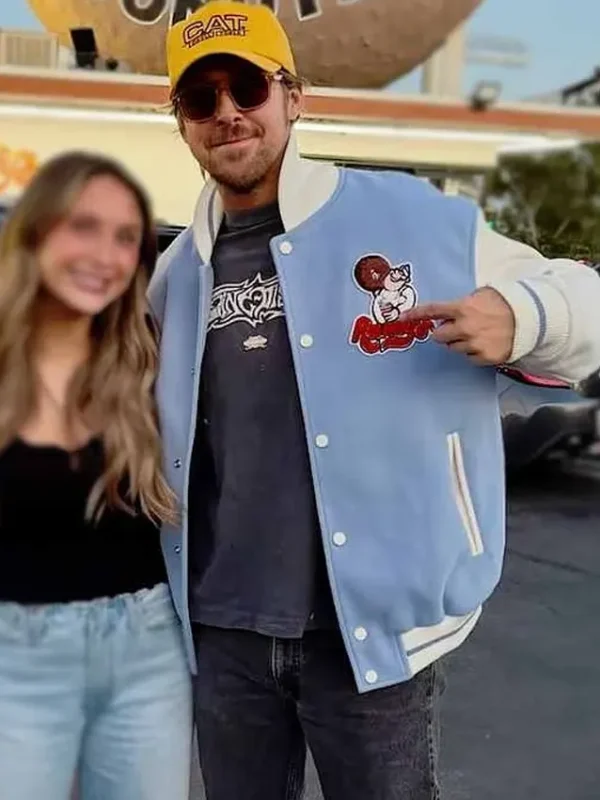 Ryan Gosling Randys Donuts Varsity Jacket