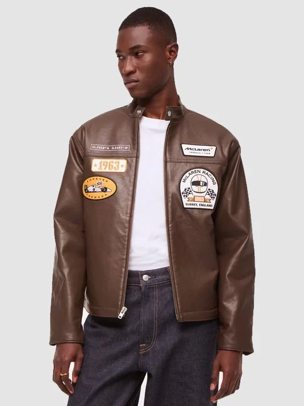 McLaren Leather Racer Abercrombie Jacket