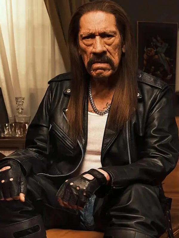2026 Danny Trejo UGG x Willy Chavarria Mens Moto Leather Jacket
