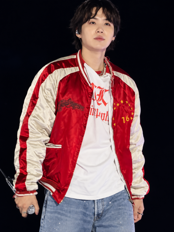 BTS ARIRANG Toronto Tour Suga Satin Jacket