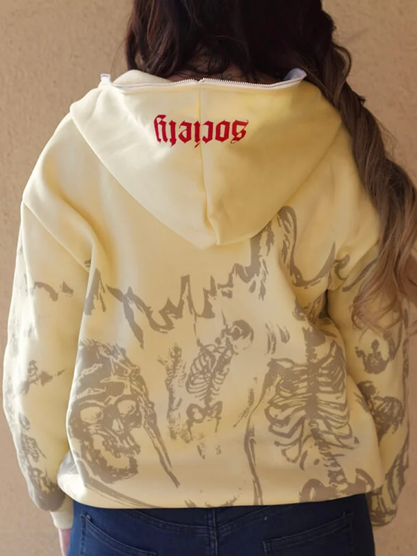 Crazy Skeleton Skull Hoodie