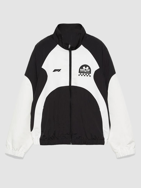 F1 x Disney 2026 Mens Black White Lightweight Track Jacket