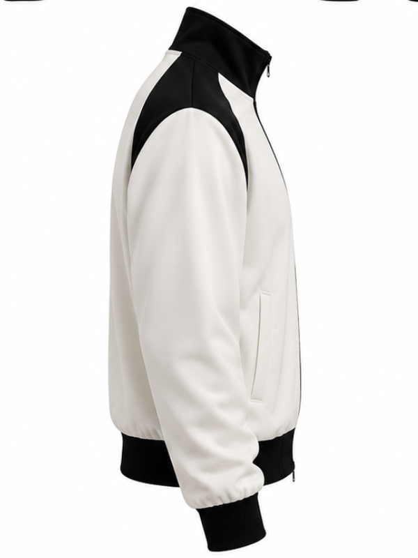 Joseph Zada The Hunger Games Sunrise on the Reaping Haymitch Abernathy White Fleece Jacket