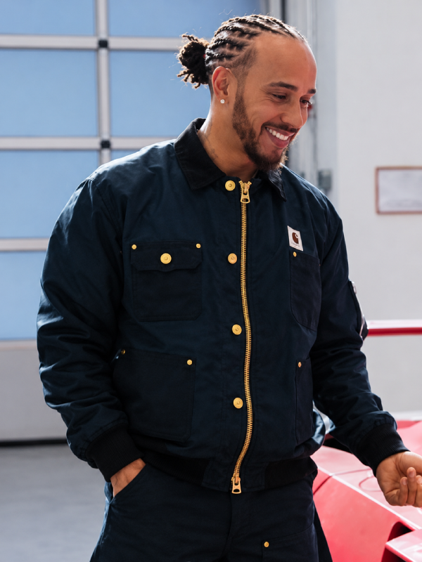 Lewis Hamilton Sacai x Carhartt WIP Twill Duck Canvas Blouson Jacket