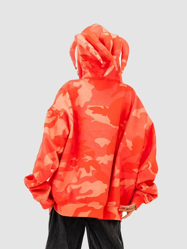 Red Sonic x Neptun Men Women Knuckles Camo Hoodie