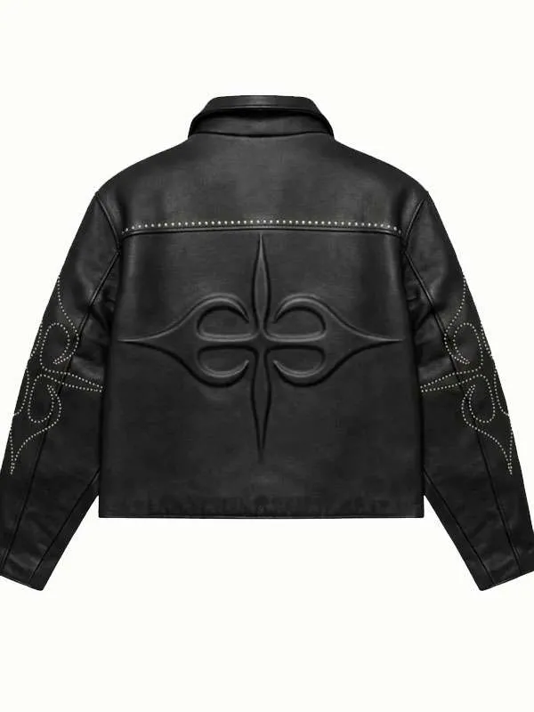 Shop VIVET Signature Black Leather Jacket