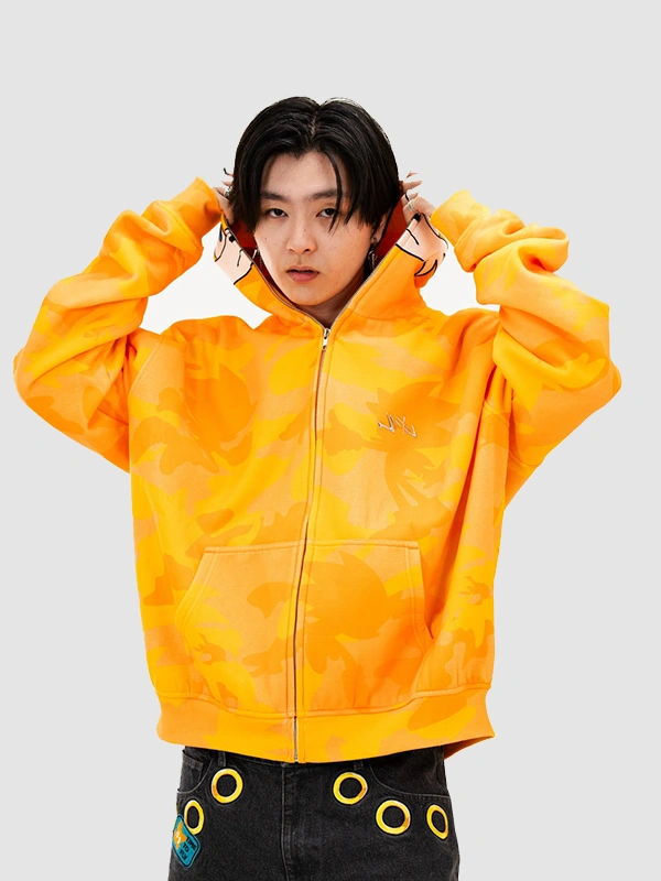 Sonic x Neptun Tales Yellow Camo Hoodie For Men Women 2026