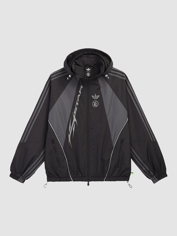 2026 Hellstar x adidas Unisex Hooded Zip Up Jacket