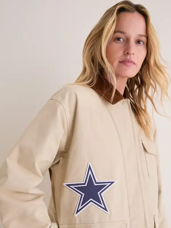 2026 Tuckernuck x Fanatics Cowboys Cotton Barn Jacket Full Snap