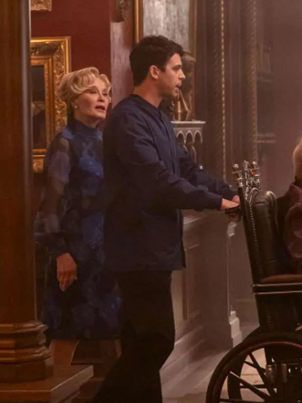 Ben DeSoto American Horror Story S13 Blue Bomber Jacket