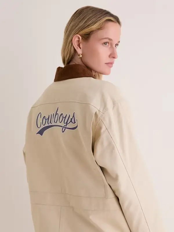 Dallas Cowboys Tuckernuck Cream Barn Jacket