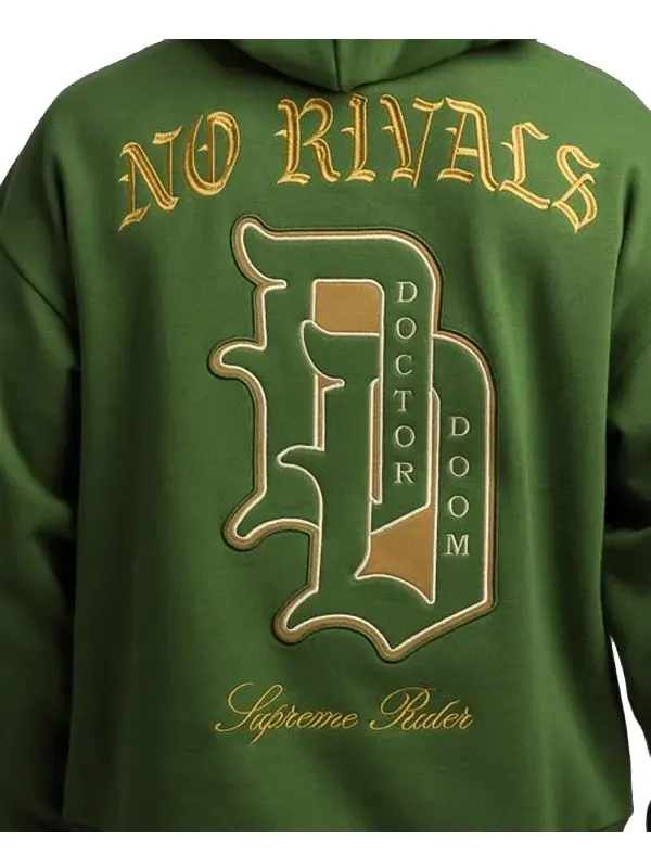 Doctor Doom No Rivals hoodie green