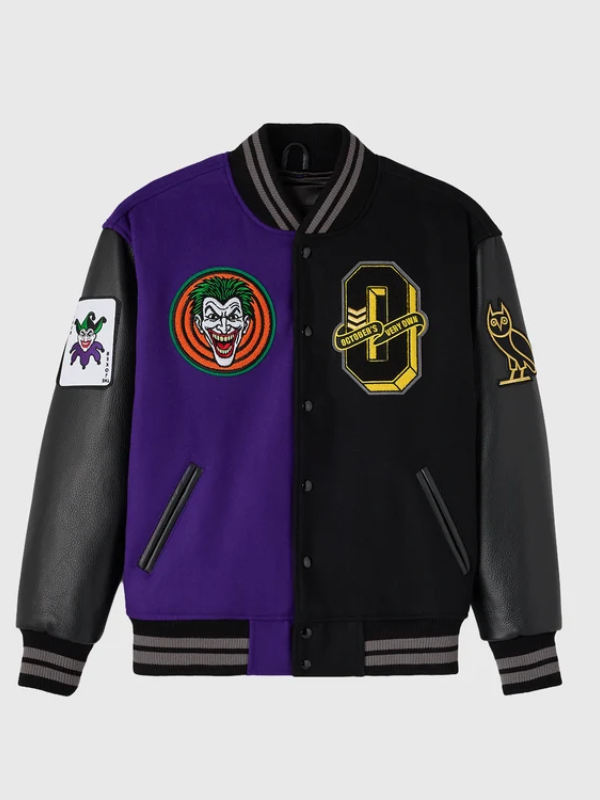 OVO Batman Joker Varsity Jacket 2026