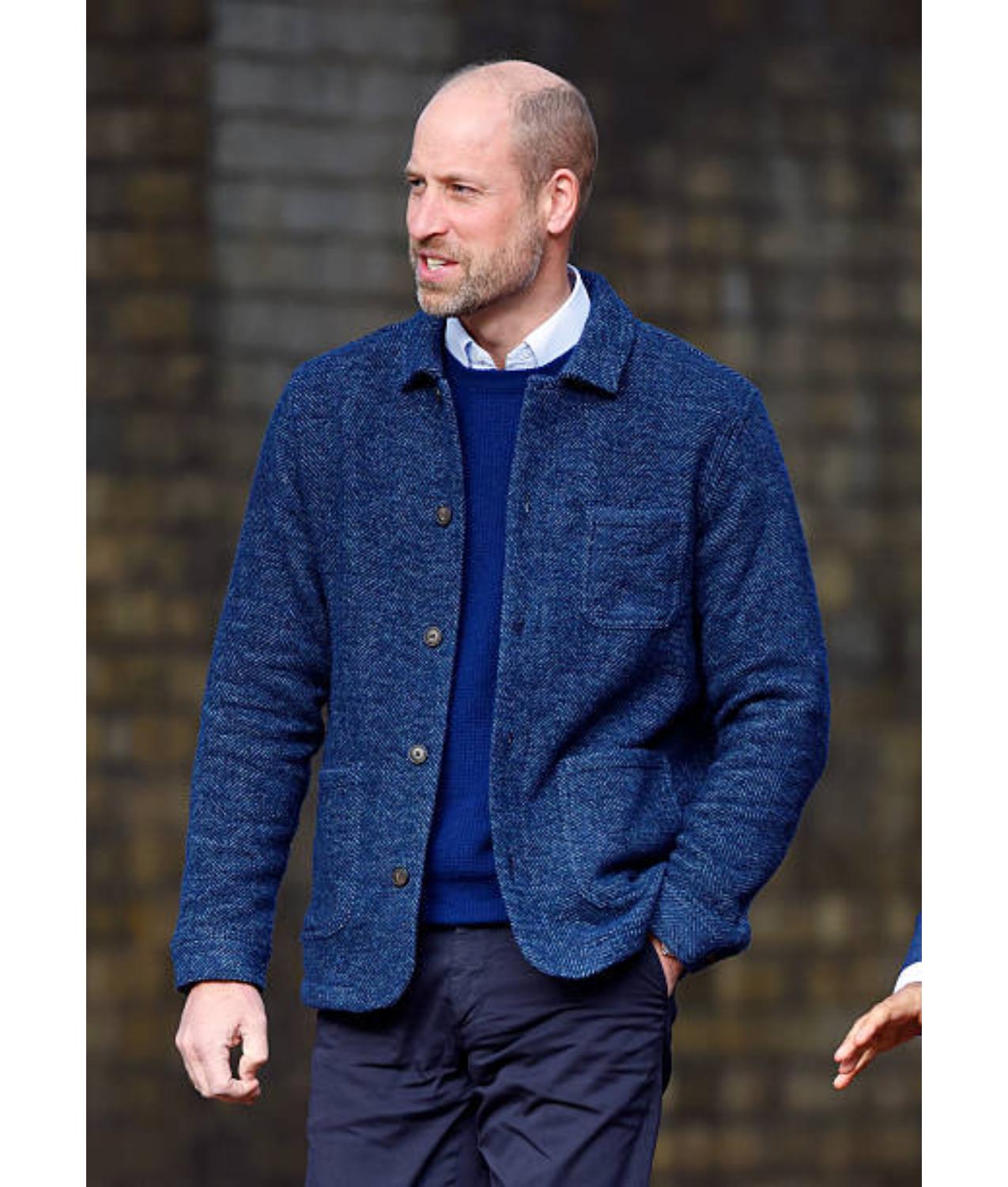 Prince William Cricket On The Mall Blue Jacket