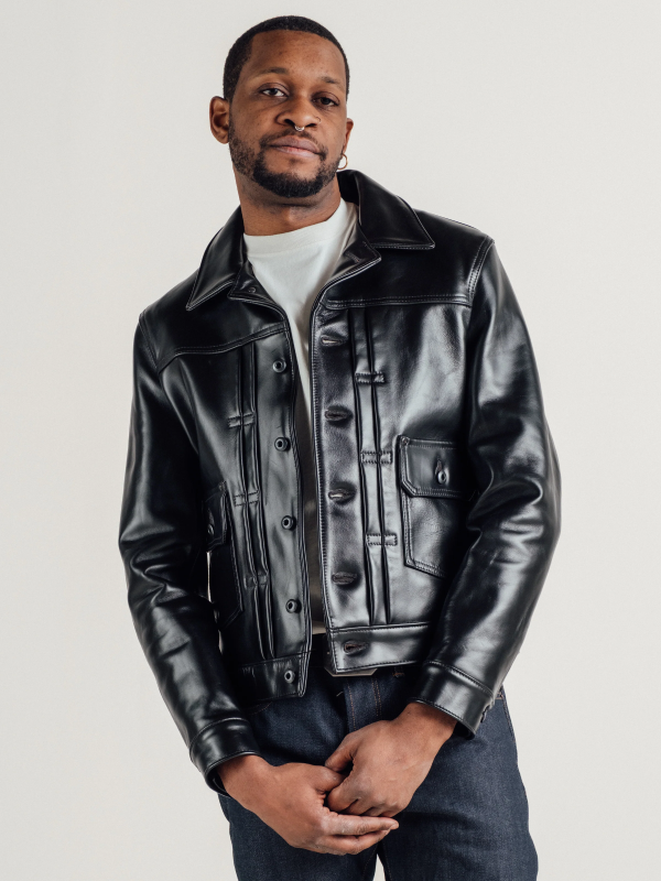 Schott style horsehide jacket