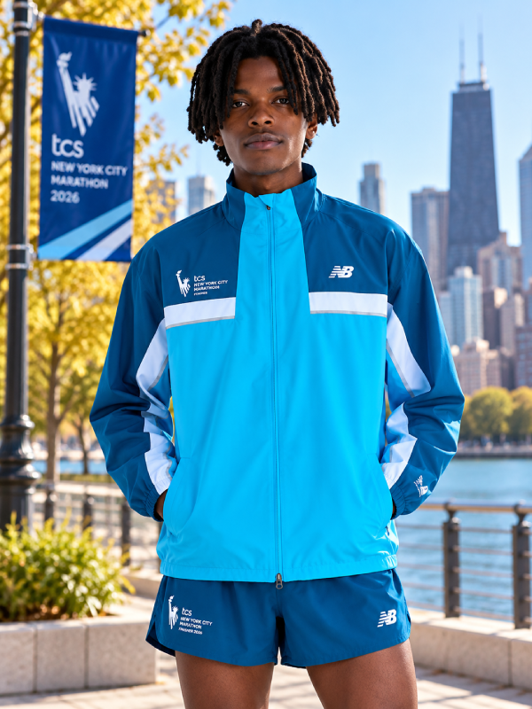TCS NYC 2026 Finisher Windbreaker Jacket Women’s Multicolor