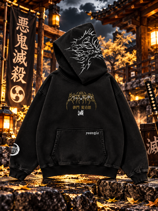 Thunderclap and Flash Demon Slayer Kimetsu Hoodies