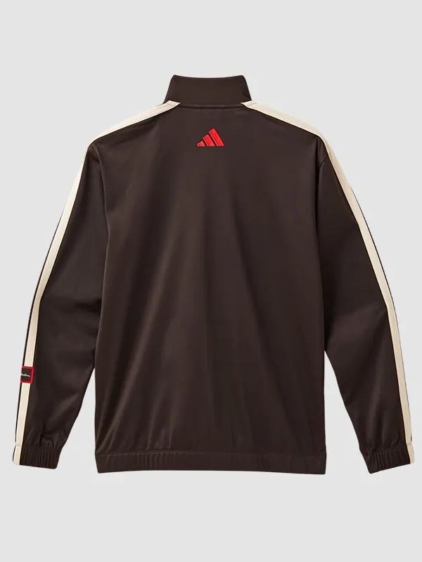 Tim Hortons x Adidas 2026 Unisex Brown Tricot Full Zip Track Jacket