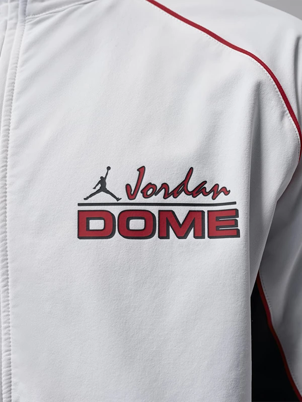 White Jordan Space Jam Sport Dome Anniversary Jacket