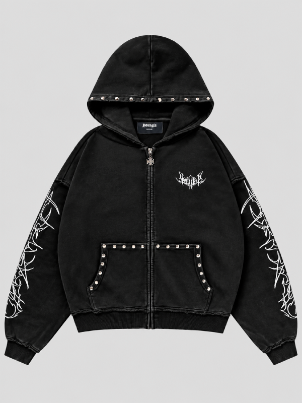 native american zip hoodie