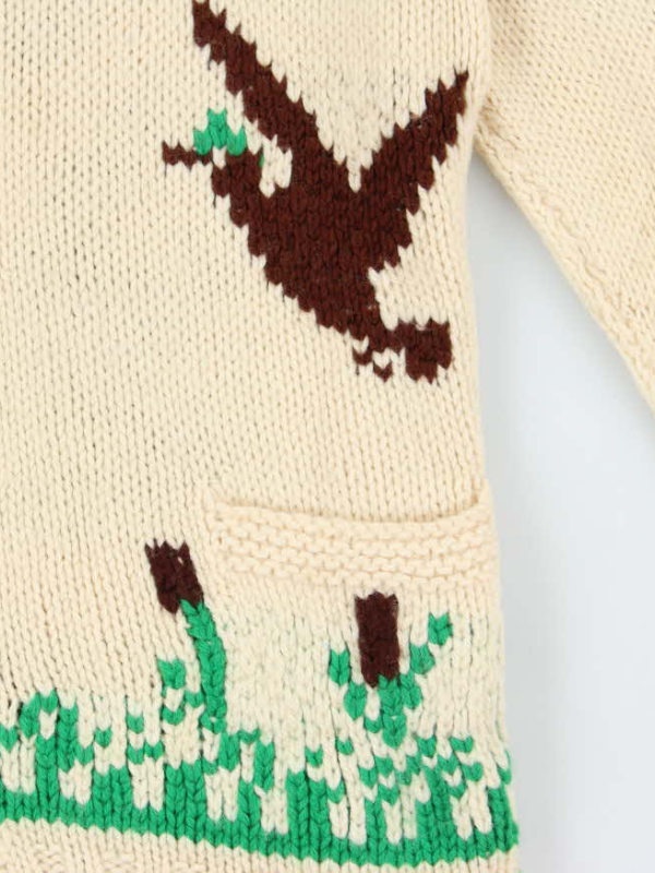 vintage full zip wool knitwear